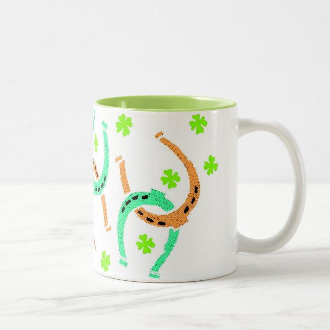 Caneca De Café Em Dois Tons Sorte Irlandesa (Direita)