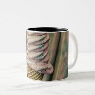 Caneca De Café Em Dois Tons sorvete congelando legal