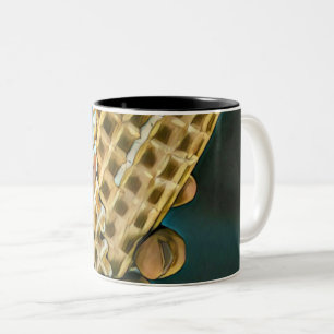 Caneca De Café Em Dois Tons Sorvete sundae para crianças
