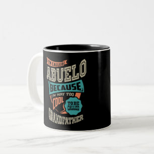 Caneca De Café Em Dois Tons Sou chamada Abuelo