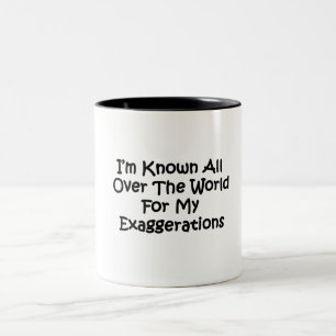 Caneca De Café Em Dois Tons Sou Conhecido Em Todo O Mundo