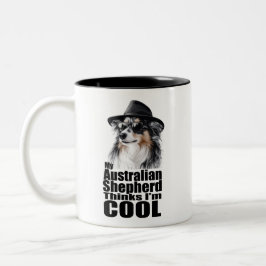 Caneca De Café Em Dois Tons Sou Legal australiano Shepherd