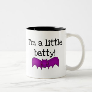 Caneca De Café Em Dois Tons Sou um Pequeno Batty