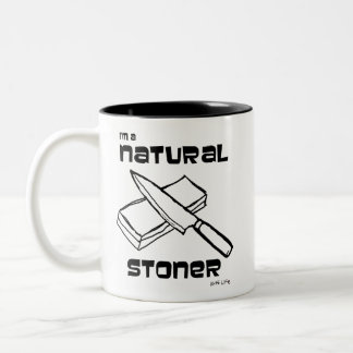 Caneca De Café Em Dois Tons Sou um Stonista Natural