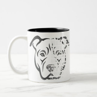 Caneca De Café Em Dois Tons Soul Pitbull Dog Lover