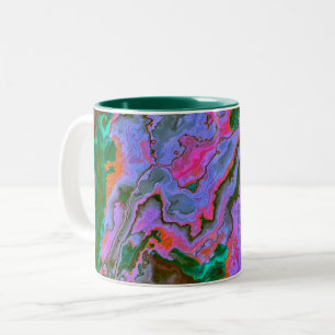 Caneca De Café Em Dois Tons Sour Marble