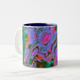 Caneca De Café Em Dois Tons Sour Marble