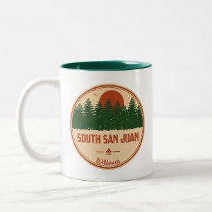 Caneca De Café Em Dois Tons South San Juan Wilderness Colorado