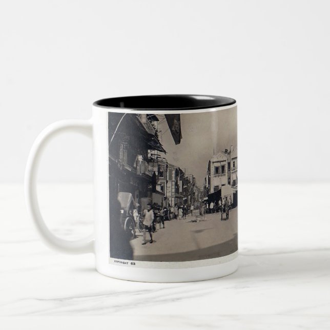 Caneca De Café Em Dois Tons Souvenir Mug - Hong Kong (Esquerda)