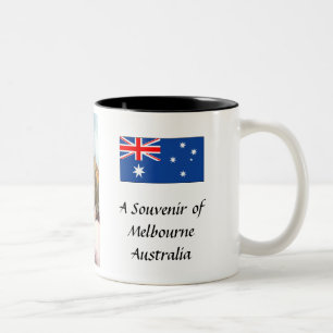 Caneca De Café Em Dois Tons Souvenir Mug - Melbourne, Austrália