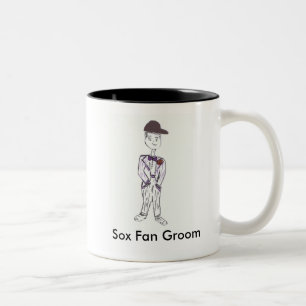 Caneca De Café Em Dois Tons Sox Fan Groom