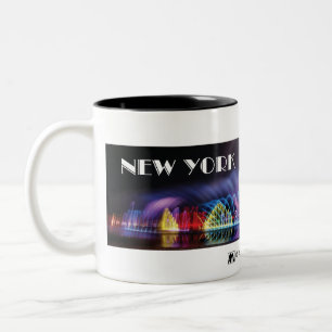 CANECA DE CAFÉ EM DOIS TONS SPARKLE DE NOVA IORQUE
