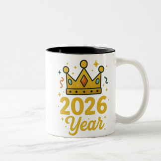 Caneca De Café Em Dois Tons Sparkling 2026 Crown