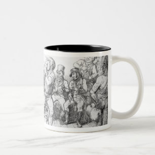 Caneca De Café Em Dois Tons Sparring, 1817