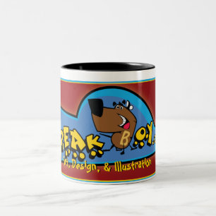 Caneca De Café Em Dois Tons speakboy.com, arte, design, & ilustração,