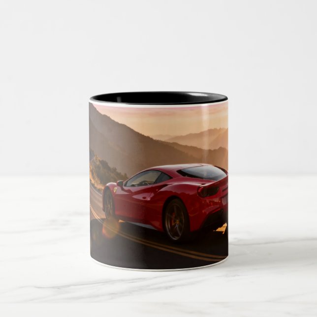 CANECA DE CAFÉ EM DOIS TONS SPEED RACING CAR (Centro)