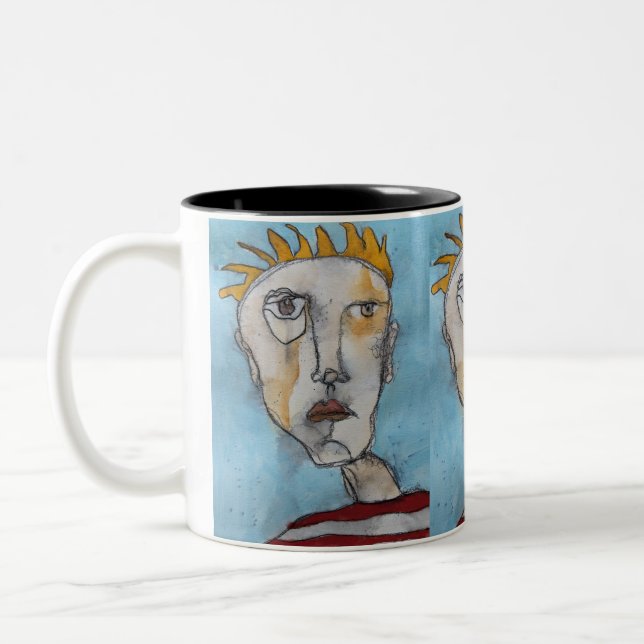 Caneca De Café Em Dois Tons Spike (Esquerda)