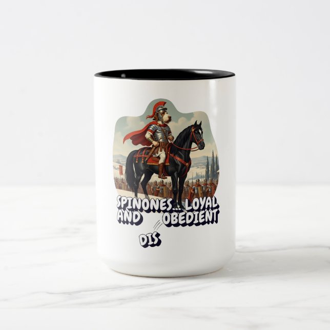 Caneca De Café Em Dois Tons Spinone Italiano Leal (Centro)
