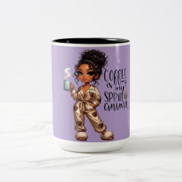 Caneca De Café Em Dois Tons Spirit Animal Nicole Mug