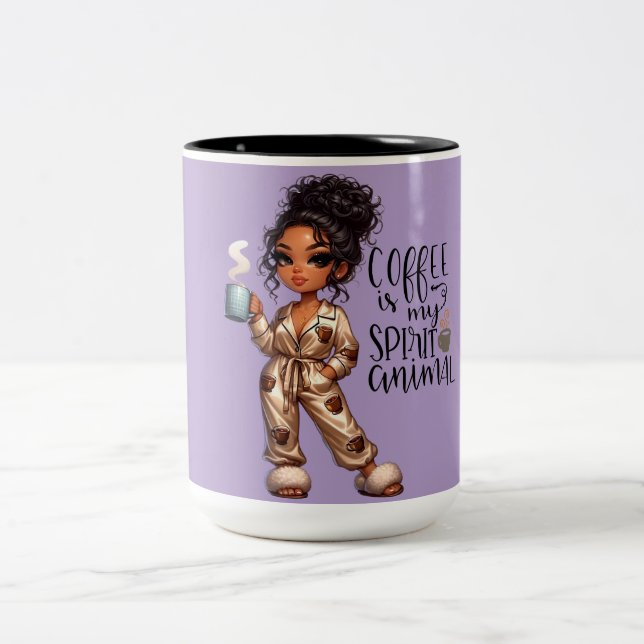 Caneca De Café Em Dois Tons Spirit Animal Nicole Mug (Centro)