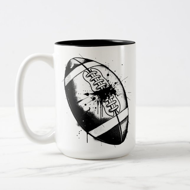 Caneca De Café Em Dois Tons Splatter Ball (Esquerda)