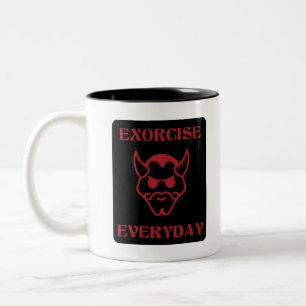 Caneca De Café Em Dois Tons Spooky Halloween