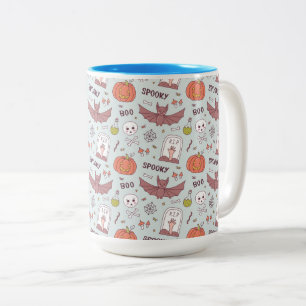 Caneca De Café Em Dois Tons Spooky Halloween