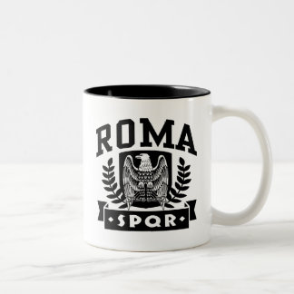 Caneca De Café Em Dois Tons SPQR Roma
