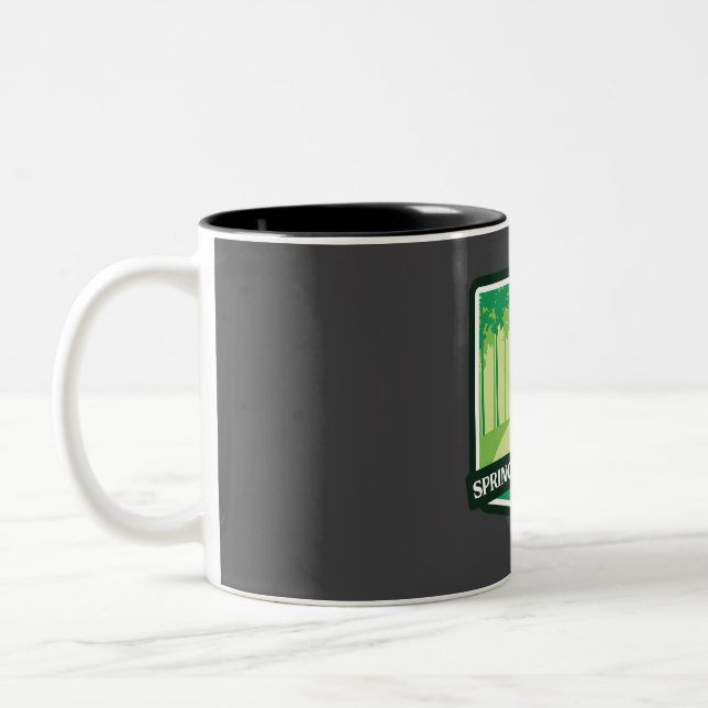 Caneca De Café Em Dois Tons Springboard Trail - Monroe, Oregon (Esquerda)