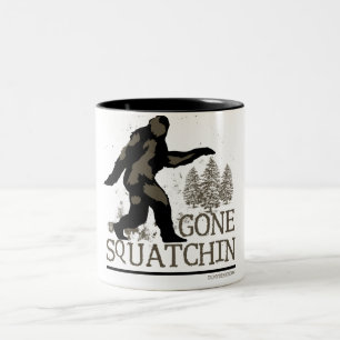Caneca De Café Em Dois Tons Squatchin ido