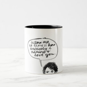 Caneca De Café Em Dois Tons Sr. Darcy