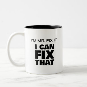 Caneca De Café Em Dois Tons Sr. Fix It