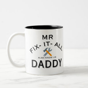 CANECA DE CAFÉ EM DOIS TONS SR. FIXIT TODO O PAI