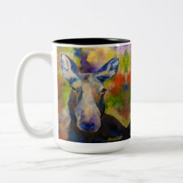 Caneca De Café Em Dois Tons Sr. Moosey Moose