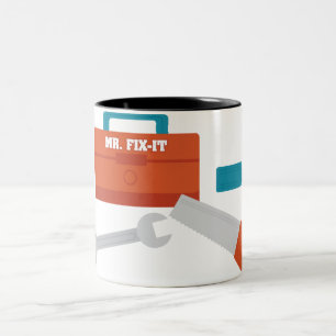 Caneca De Café Em Dois Tons Sr. Reparo-