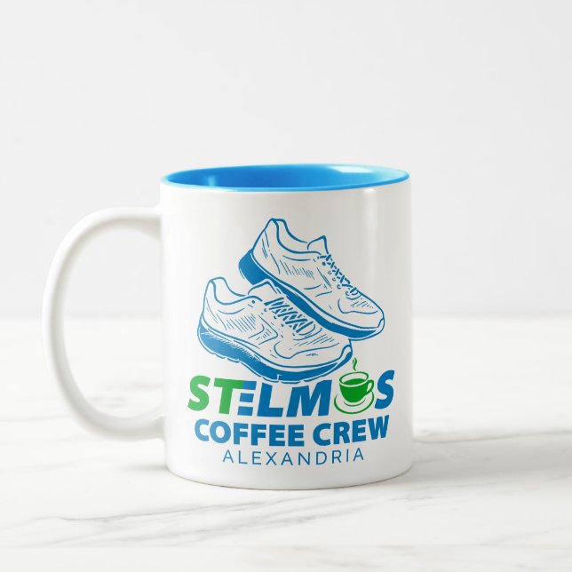 Caneca De Café Em Dois Tons St. Elmo's Coffee Crew (Esquerda)