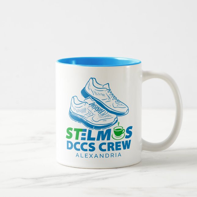 Caneca De Café Em Dois Tons St. Elmo's DCCS Running Crew Alexandria (Direita)