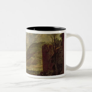 Caneca De Café Em Dois Tons St. Mic do de do castelo de Joseph Mallord William