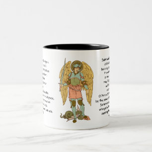 Caneca De Café Em Dois Tons St. Miguel o Arcanjo (RLS 12)