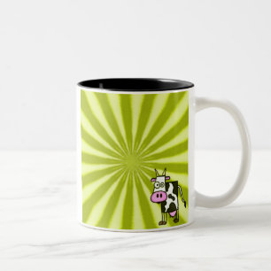 Caneca De Café Em Dois Tons Starburst Cow Mug