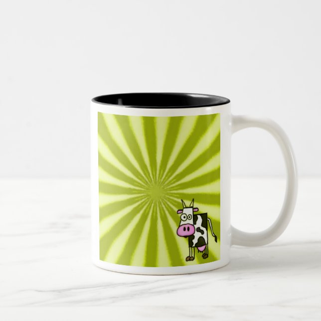 Caneca De Café Em Dois Tons Starburst Cow Mug (Direita)