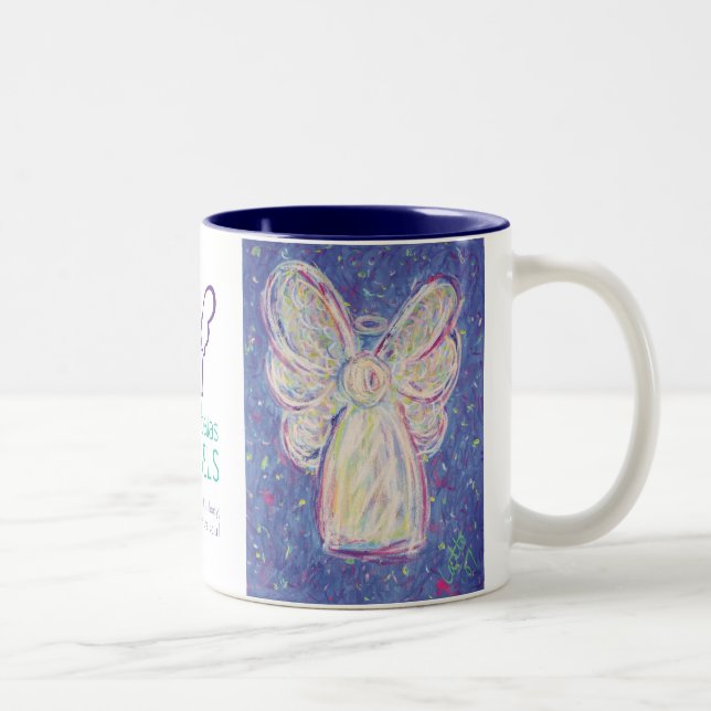 Caneca De Café Em Dois Tons Starry Night Angel Mug (Direita)