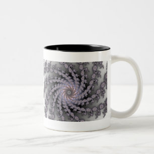 Caneca De Café Em Dois Tons Stephani Fractal