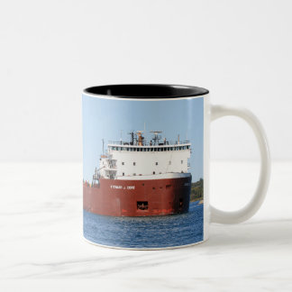 Caneca De Café Em Dois Tons Stewart J. Cort Excelente Lagos Freighter Coffee M
