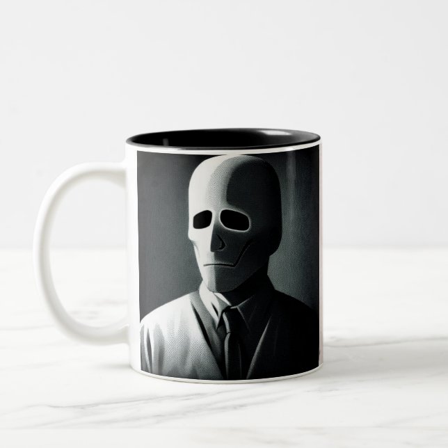 Caneca De Café Em Dois Tons Stickering Mug (Esquerda)