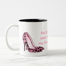 Caneca De Café Em Dois Tons Stiletto Heels Lover Mug