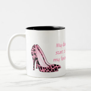 Caneca De Café Em Dois Tons Stiletto Heels Lover Mug