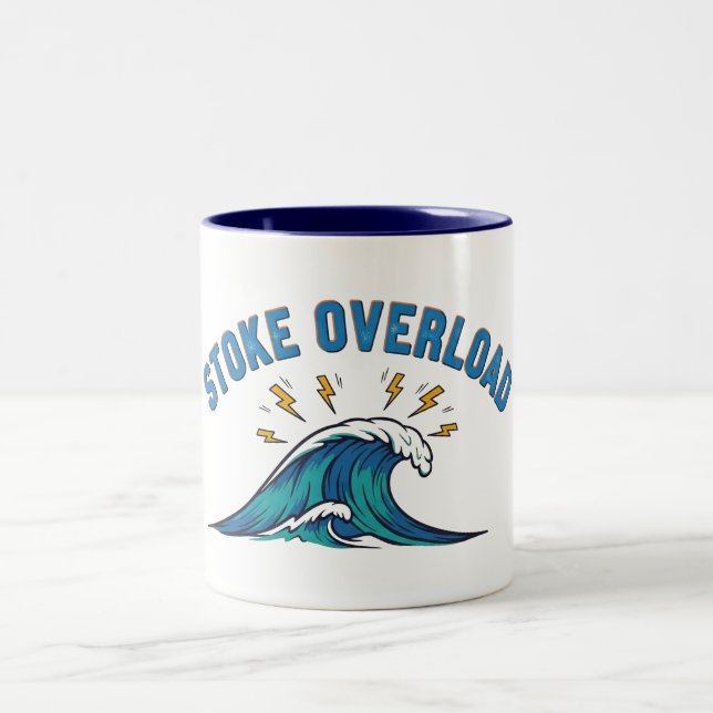 Caneca De Café Em Dois Tons Stoke Overload Wave (Centro)