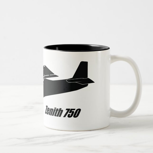Caneca De Café Em Dois Tons STOL do zénite 750 (Direita)