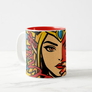 Caneca De Café Em Dois Tons Straight Outta Irkalla Amor e Raiva